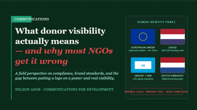 What Donor Visibility Actually Means, and Why Most NGOs Get It Wrong